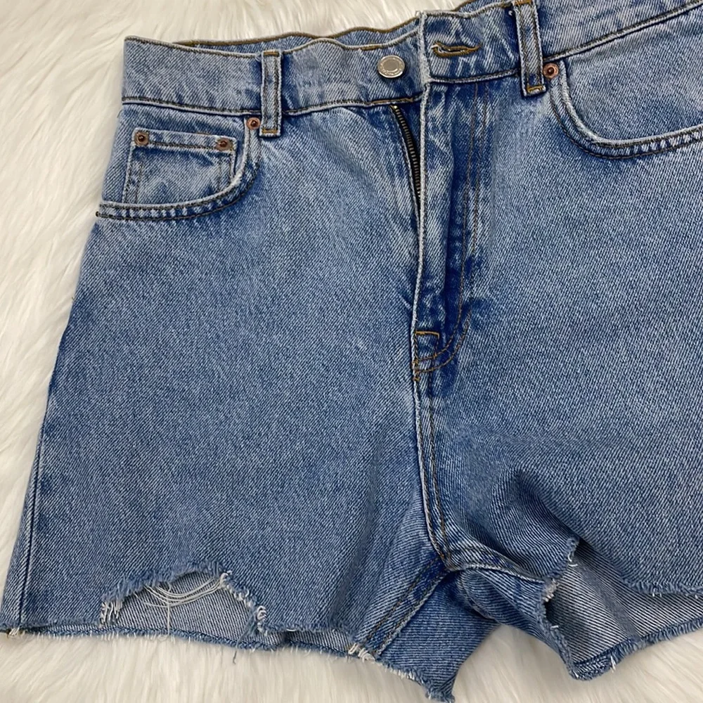 Zara ripped denim shorts - Picture 6 of 8